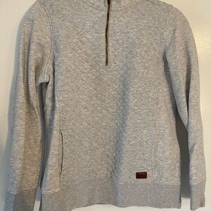 L.L. Bean Gray Half-Zip Sweatshirt